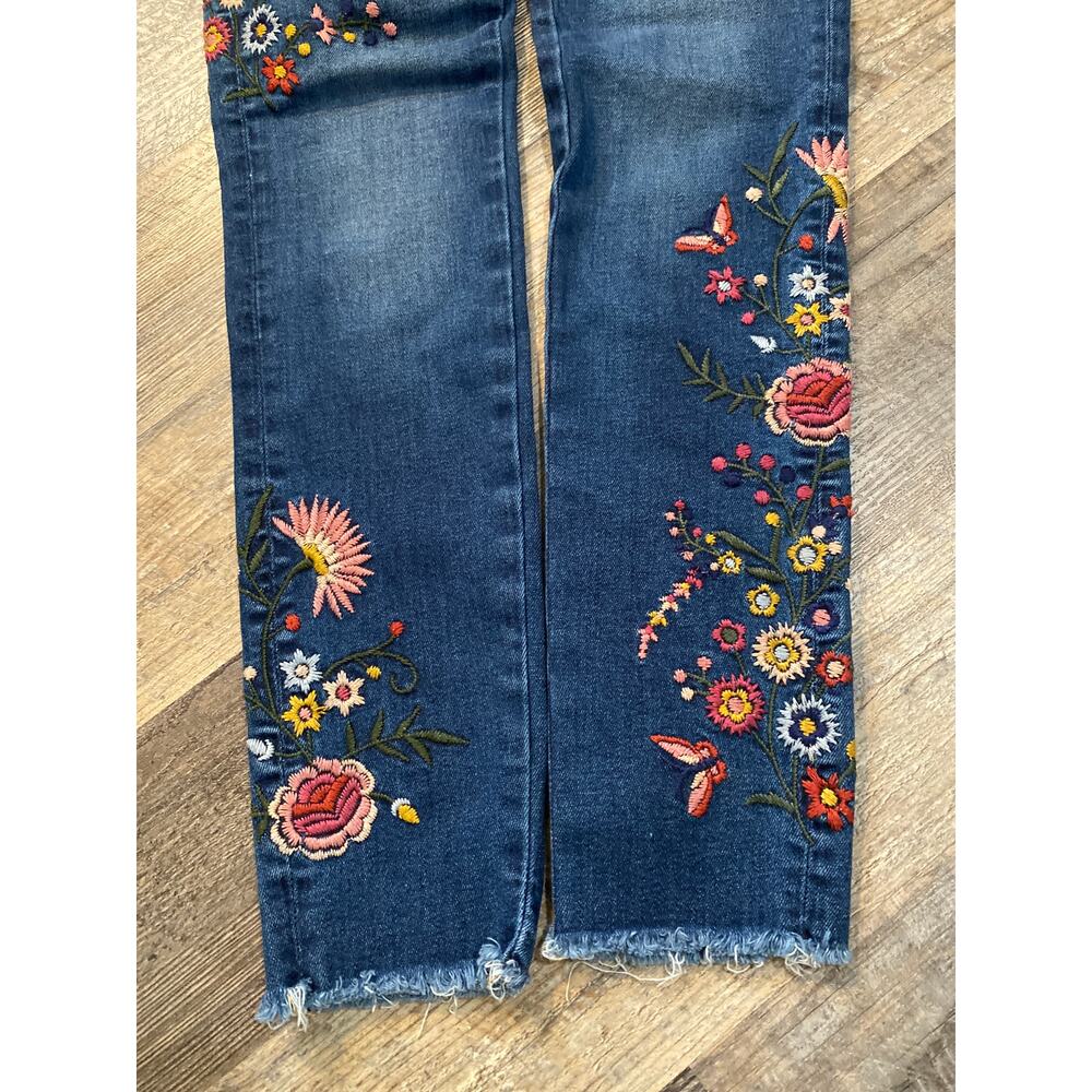 DRIFTWOOD by Free People Jackie Embroidered Jeans Size W25/L28 - Picture 7 of 10